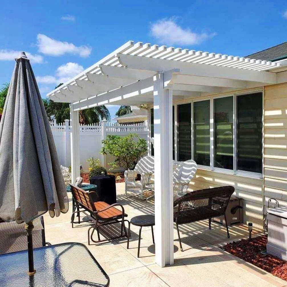 Naturewood aluminum pergola project view 10