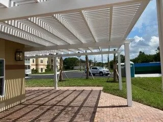Elite residential sunroom viewed from the garden