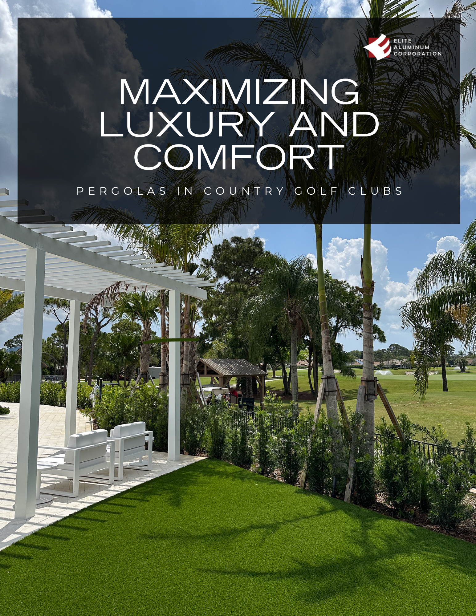 Maximizing Luxury and Comfort with Pergolas in Golf Clubs project view 8