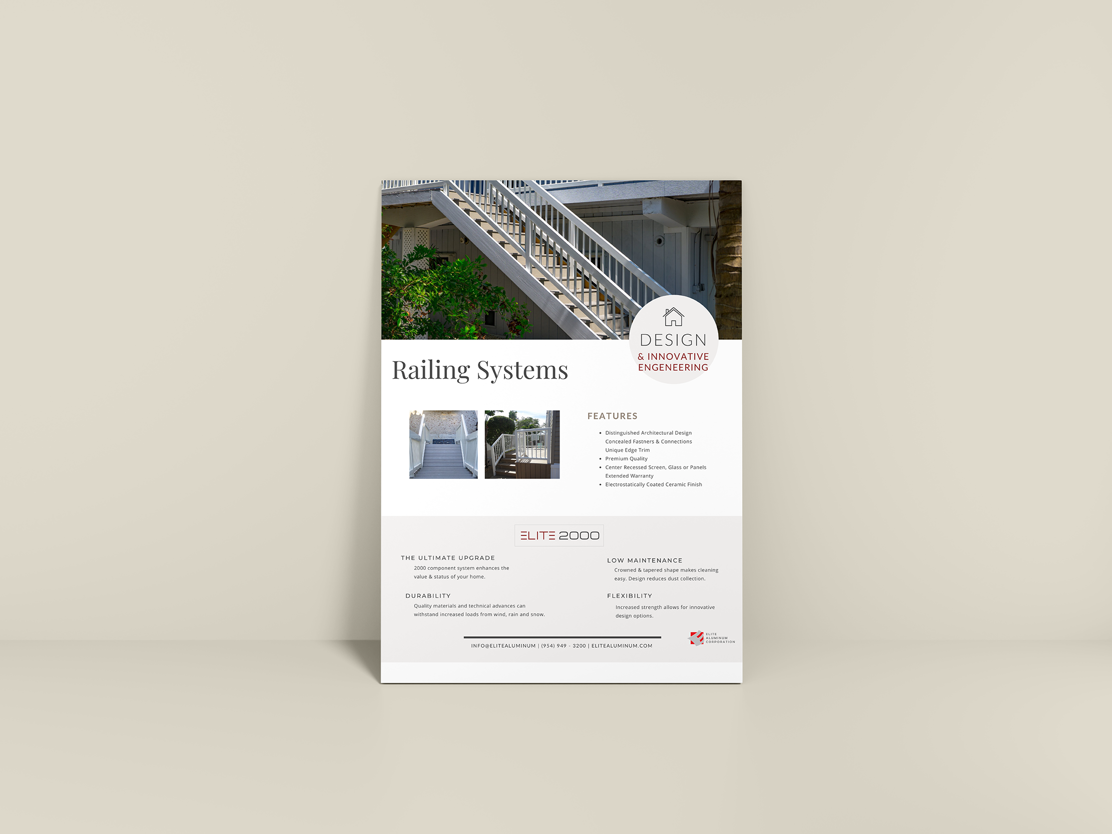 Elite Railing aluminum system detail 13